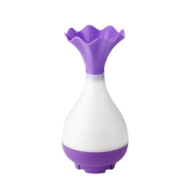 Thin Shaped USB Air Humidifier with Essential Oil Aroma Diffuser and LED Light